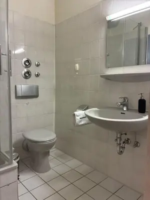 Ein Badezimmer in der Unterkunft Residenz Passat Cuxhaven 4