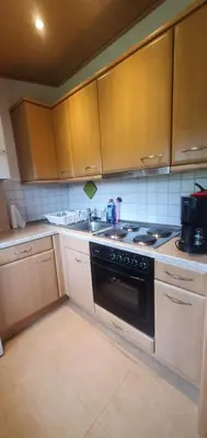 Küche/Küchenzeile in der Unterkunft Ferienhaus Frische Brise direkt am Nordsee Deich