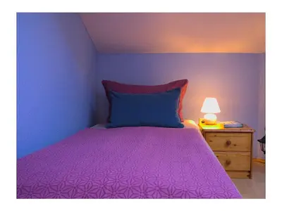Ein Bett oder Betten in einem Zimmer der Unterkunft „Achtkanthus Achtern Diek“