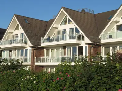 Das Gebäude in dem sich die Ferienwohnung befindet