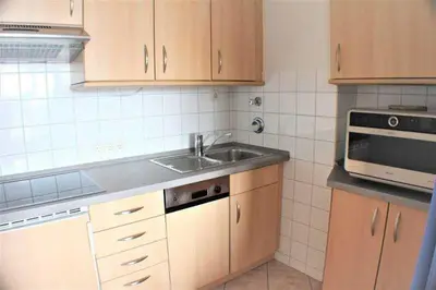 Küche/Küchenzeile in der Unterkunft Residenz Deichgraf