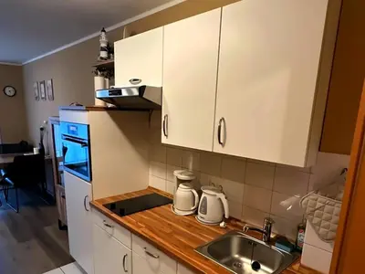 Küche/Küchenzeile in der Unterkunft Residenz Haus am Mühlenpark
