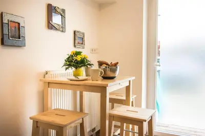 Grundriss der Unterkunft Neue Reihe 8 Wohnung links