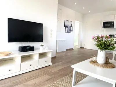TV/Unterhaltungsangebot in der Unterkunft Duhner Strand Whg 5