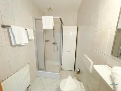 Ein Badezimmer in der Unterkunft Residenz Grantz Sahlenburg Wohnung 2