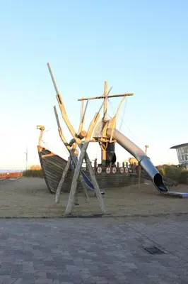 Grundriss der Unterkunft Ferienwohnung mit Seeblick und Schwimmbadnutzung in Cuxhaven