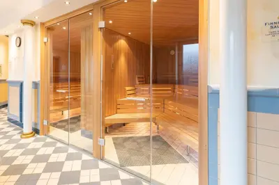 Ein Badezimmer in der Unterkunft Kurpark Residenz, App 219b