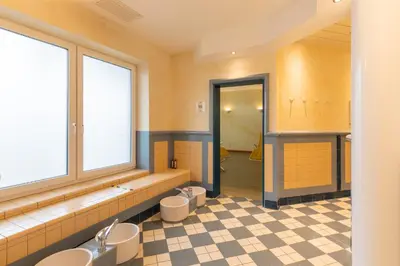 Ein Bett oder Betten in einem Zimmer der Unterkunft Kurpark Residenz, App 219b