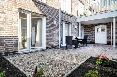 Das Gebäude in dem sich die Ferienwohnung befindet