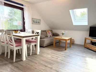 TV/Unterhaltungsangebot in der Unterkunft Kapitänshaus FeWo 4