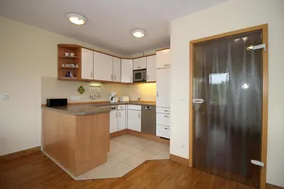 Küche/Küchenzeile in der Unterkunft Kurpark-Residenz 110