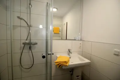 Ein Badezimmer in der Unterkunft Trafalgar 427