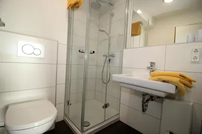 Ein Badezimmer in der Unterkunft Trafalgar 427