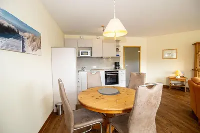 Küche/Küchenzeile in der Unterkunft Kurpark-Residenz 210