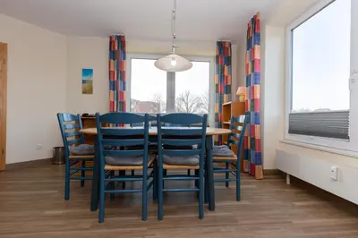 Ein Sitzbereich in der Unterkunft Kurpark-Residenz 123