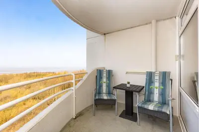 Ein Balkon oder eine Terrasse in der Unterkunft Lord Nelson 702