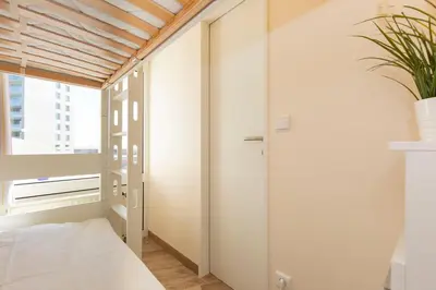 Ein Bett oder Betten in einem Zimmer der Unterkunft Lord Nelson 719
