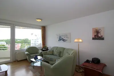 Ein Sitzbereich in der Unterkunft Lord Nelson 817