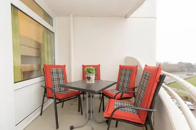 Ein Balkon oder eine Terrasse in der Unterkunft Lord Nelson 418