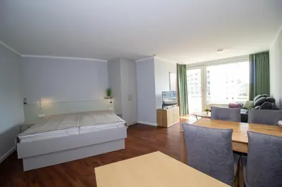 Ein Bett oder Betten in einem Zimmer der Unterkunft Lord Nelson 417