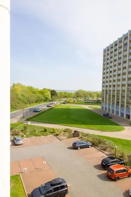 Das Gebäude in dem sich die Ferienwohnung befindet
