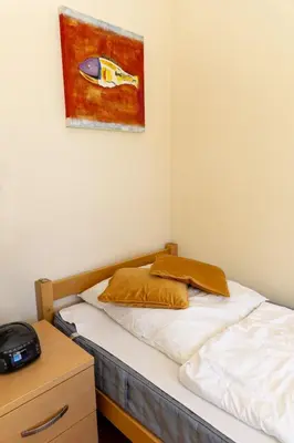 Ein Bett oder Betten in einem Zimmer der Unterkunft Lord Nelson 115