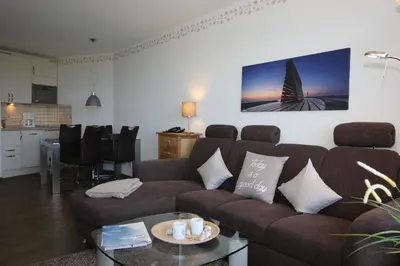 Ein Sitzbereich in der Unterkunft Lord Nelson 405