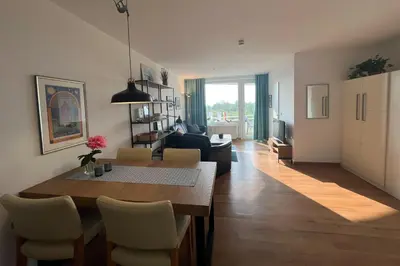 Ein Sitzbereich in der Unterkunft Lord Nelson 306