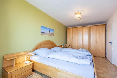 Ein Bett oder Betten in einem Zimmer der Unterkunft Seeterrassen 35