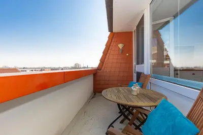 Ein Balkon oder eine Terrasse in der Unterkunft Trafalgar 429