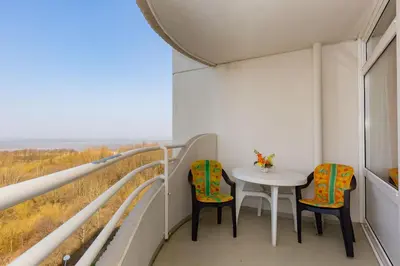 Ein Balkon oder eine Terrasse in der Unterkunft Lord Nelson 704