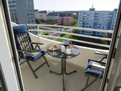 Ein Balkon oder eine Terrasse in der Unterkunft Lord Nelson 814