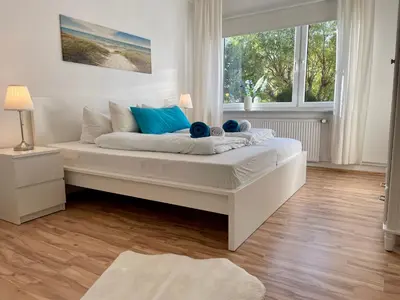 Ein Bett oder Betten in einem Zimmer der Unterkunft Haus Jenina 1