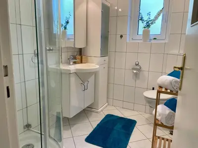 Ein Badezimmer in der Unterkunft Haus Jenina 1