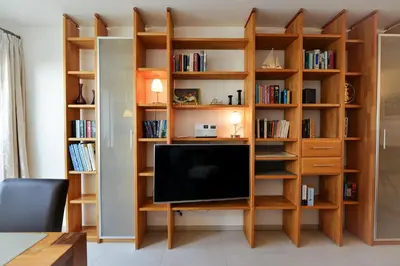Die Bibliothek in der Ferienwohnung