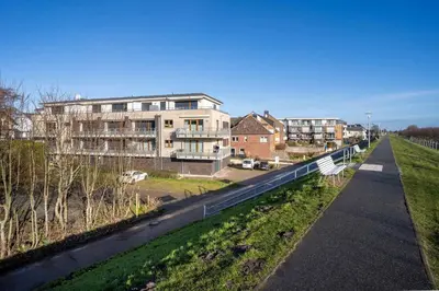 Das Gebäude in dem sich die Ferienwohnung befindet