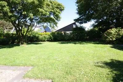 Ein Garten an der Unterkunft Nordsee