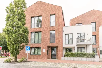 Das Gebäude in dem sich die Ferienwohnung befindet