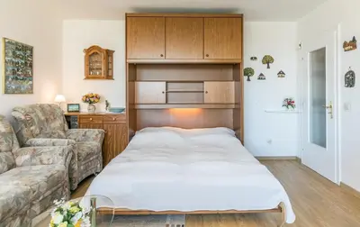 Ein Bett oder Betten in einem Zimmer der Unterkunft 