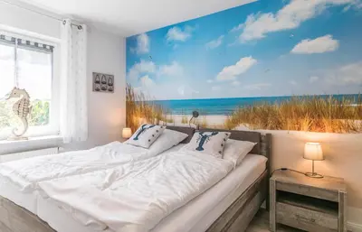Ein Bett oder Betten in einem Zimmer der Unterkunft 