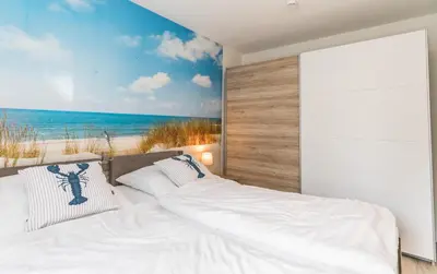 Ein Bett oder Betten in einem Zimmer der Unterkunft 