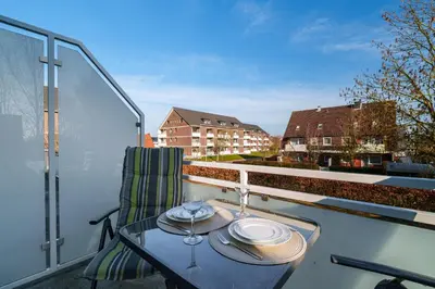 Ein Balkon oder eine Terrasse in der Unterkunft 