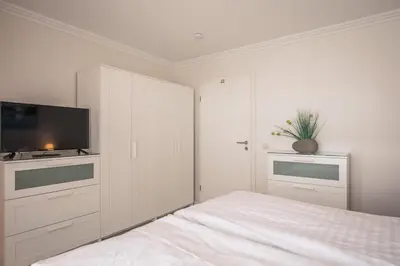 Ein Bett oder Betten in einem Zimmer der Unterkunft 