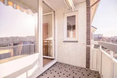 Ein Balkon oder eine Terrasse in der Unterkunft 