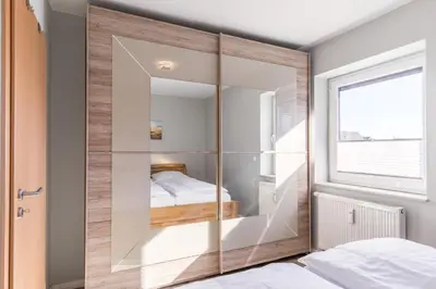 Ein Bett oder Betten in einem Zimmer der Unterkunft 