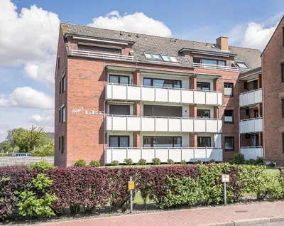 Das Gebäude in dem sich die Ferienwohnung befindet
