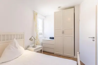 Ein Bett oder Betten in einem Zimmer der Unterkunft 