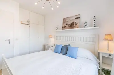 Ein Bett oder Betten in einem Zimmer der Unterkunft 