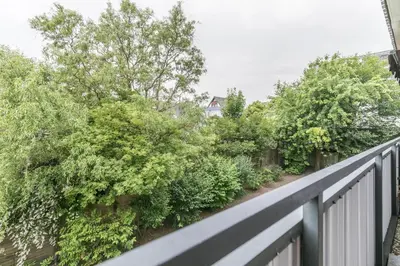 Ein Garten an der Unterkunft 