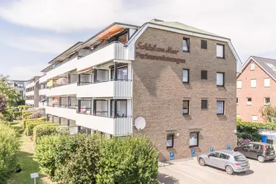 Das Gebäude in dem sich die Ferienwohnung befindet